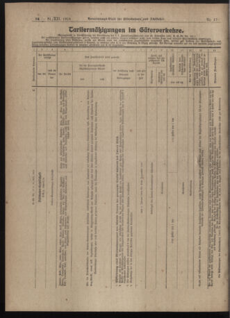 Verordnungs-Blatt für Eisenbahnen und Schiffahrt: Veröffentlichungen in Tarif- und Transport-Angelegenheiten 19181231 Seite: 6