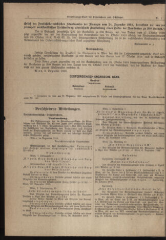 Verordnungs-Blatt für Eisenbahnen und Schiffahrt: Veröffentlichungen in Tarif- und Transport-Angelegenheiten 19190104 Seite: 2