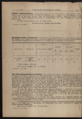 Verordnungs-Blatt für Eisenbahnen und Schiffahrt: Veröffentlichungen in Tarif- und Transport-Angelegenheiten 19190104 Seite: 4