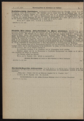 Verordnungs-Blatt für Eisenbahnen und Schiffahrt: Veröffentlichungen in Tarif- und Transport-Angelegenheiten 19190109 Seite: 4