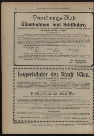 Verordnungs-Blatt für Eisenbahnen und Schiffahrt: Veröffentlichungen in Tarif- und Transport-Angelegenheiten 19190114 Seite: 8