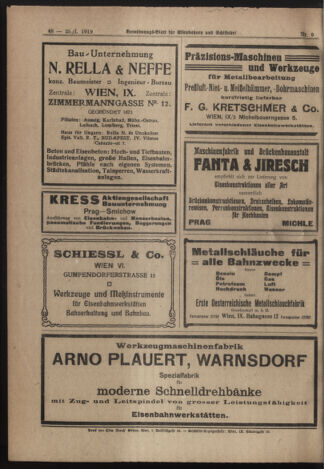 Verordnungs-Blatt für Eisenbahnen und Schiffahrt: Veröffentlichungen in Tarif- und Transport-Angelegenheiten 19190125 Seite: 6