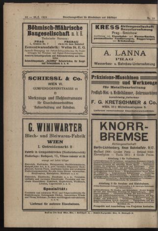 Verordnungs-Blatt für Eisenbahnen und Schiffahrt: Veröffentlichungen in Tarif- und Transport-Angelegenheiten 19190128 Seite: 6