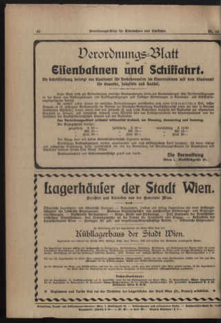 Verordnungs-Blatt für Eisenbahnen und Schiffahrt: Veröffentlichungen in Tarif- und Transport-Angelegenheiten 19190128 Seite: 8