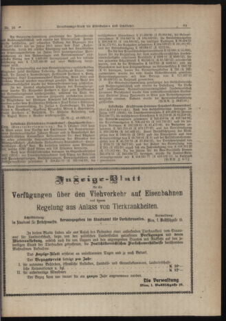 Verordnungs-Blatt für Eisenbahnen und Schiffahrt: Veröffentlichungen in Tarif- und Transport-Angelegenheiten 19190211 Seite: 7