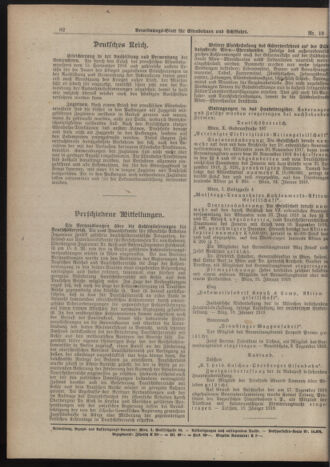 Verordnungs-Blatt für Eisenbahnen und Schiffahrt: Veröffentlichungen in Tarif- und Transport-Angelegenheiten 19190218 Seite: 8