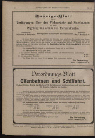 Verordnungs-Blatt für Eisenbahnen und Schiffahrt: Veröffentlichungen in Tarif- und Transport-Angelegenheiten 19190220 Seite: 6