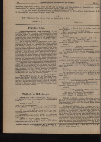 Verordnungs-Blatt für Eisenbahnen und Schiffahrt: Veröffentlichungen in Tarif- und Transport-Angelegenheiten 19190222 Seite: 12