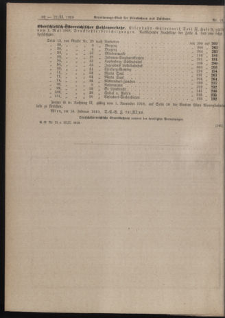 Verordnungs-Blatt für Eisenbahnen und Schiffahrt: Veröffentlichungen in Tarif- und Transport-Angelegenheiten 19190222 Seite: 6