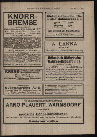 Verordnungs-Blatt für Eisenbahnen und Schiffahrt: Veröffentlichungen in Tarif- und Transport-Angelegenheiten 19190222 Seite: 7