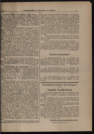 Verordnungs-Blatt für Eisenbahnen und Schiffahrt: Veröffentlichungen in Tarif- und Transport-Angelegenheiten 19190225 Seite: 5