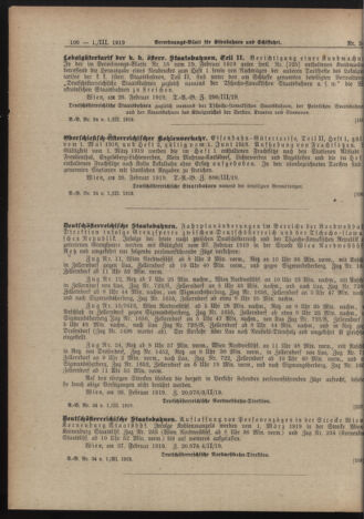 Verordnungs-Blatt für Eisenbahnen und Schiffahrt: Veröffentlichungen in Tarif- und Transport-Angelegenheiten 19190301 Seite: 4