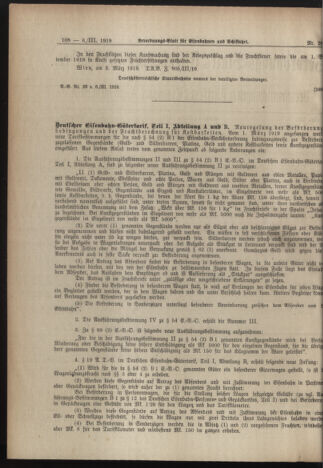 Verordnungs-Blatt für Eisenbahnen und Schiffahrt: Veröffentlichungen in Tarif- und Transport-Angelegenheiten 19190306 Seite: 2