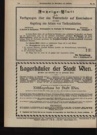 Verordnungs-Blatt für Eisenbahnen und Schiffahrt: Veröffentlichungen in Tarif- und Transport-Angelegenheiten 19190315 Seite: 8