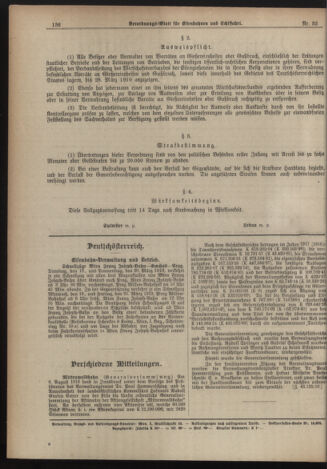 Verordnungs-Blatt für Eisenbahnen und Schiffahrt: Veröffentlichungen in Tarif- und Transport-Angelegenheiten 19190320 Seite: 12