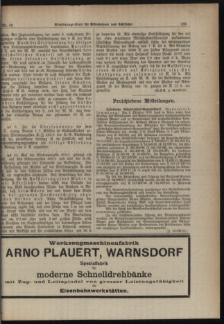 Verordnungs-Blatt für Eisenbahnen und Schiffahrt: Veröffentlichungen in Tarif- und Transport-Angelegenheiten 19190322 Seite: 5