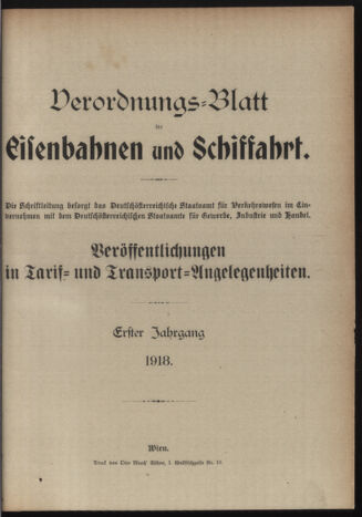 Verordnungs-Blatt für Eisenbahnen und Schiffahrt: Veröffentlichungen in Tarif- und Transport-Angelegenheiten 19190325 Seite: 5