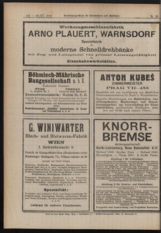 Verordnungs-Blatt für Eisenbahnen und Schiffahrt: Veröffentlichungen in Tarif- und Transport-Angelegenheiten 19190329 Seite: 14