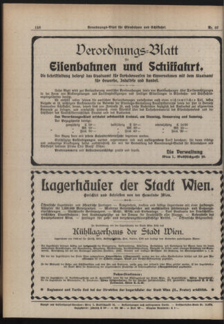 Verordnungs-Blatt für Eisenbahnen und Schiffahrt: Veröffentlichungen in Tarif- und Transport-Angelegenheiten 19190401 Seite: 6