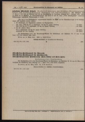 Verordnungs-Blatt für Eisenbahnen und Schiffahrt: Veröffentlichungen in Tarif- und Transport-Angelegenheiten 19190403 Seite: 12