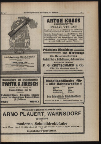 Verordnungs-Blatt für Eisenbahnen und Schiffahrt: Veröffentlichungen in Tarif- und Transport-Angelegenheiten 19190419 Seite: 15