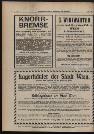 Verordnungs-Blatt für Eisenbahnen und Schiffahrt: Veröffentlichungen in Tarif- und Transport-Angelegenheiten 19190419 Seite: 16