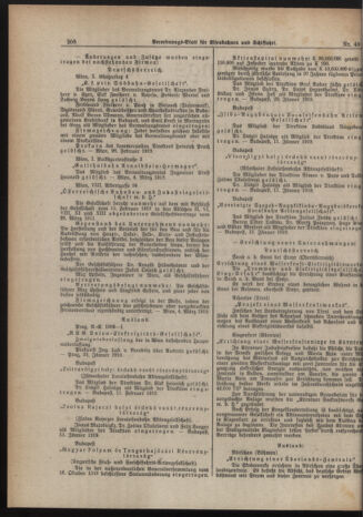 Verordnungs-Blatt für Eisenbahnen und Schiffahrt: Veröffentlichungen in Tarif- und Transport-Angelegenheiten 19190501 Seite: 2