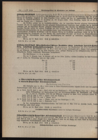 Verordnungs-Blatt für Eisenbahnen und Schiffahrt: Veröffentlichungen in Tarif- und Transport-Angelegenheiten 19190501 Seite: 4