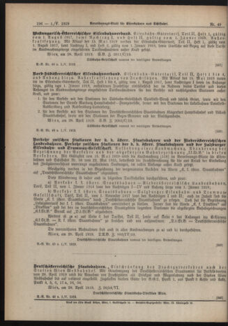 Verordnungs-Blatt für Eisenbahnen und Schiffahrt: Veröffentlichungen in Tarif- und Transport-Angelegenheiten 19190501 Seite: 6