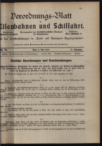 Verordnungs-Blatt für Eisenbahnen und Schiffahrt: Veröffentlichungen in Tarif- und Transport-Angelegenheiten