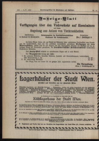 Verordnungs-Blatt für Eisenbahnen und Schiffahrt: Veröffentlichungen in Tarif- und Transport-Angelegenheiten 19190506 Seite: 12