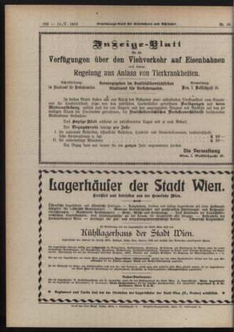 Verordnungs-Blatt für Eisenbahnen und Schiffahrt: Veröffentlichungen in Tarif- und Transport-Angelegenheiten 19190515 Seite: 12