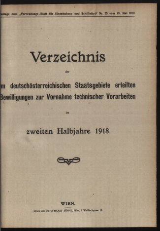 Verordnungs-Blatt für Eisenbahnen und Schiffahrt: Veröffentlichungen in Tarif- und Transport-Angelegenheiten 19190515 Seite: 3