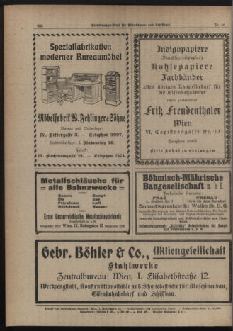 Verordnungs-Blatt für Eisenbahnen und Schiffahrt: Veröffentlichungen in Tarif- und Transport-Angelegenheiten 19190517 Seite: 8