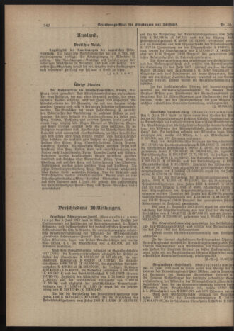 Verordnungs-Blatt für Eisenbahnen und Schiffahrt: Veröffentlichungen in Tarif- und Transport-Angelegenheiten 19190522 Seite: 2