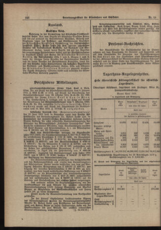 Verordnungs-Blatt für Eisenbahnen und Schiffahrt: Veröffentlichungen in Tarif- und Transport-Angelegenheiten 19190524 Seite: 2