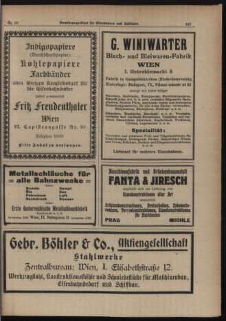 Verordnungs-Blatt für Eisenbahnen und Schiffahrt: Veröffentlichungen in Tarif- und Transport-Angelegenheiten 19190524 Seite: 7