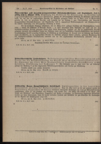 Verordnungs-Blatt für Eisenbahnen und Schiffahrt: Veröffentlichungen in Tarif- und Transport-Angelegenheiten 19190529 Seite: 4