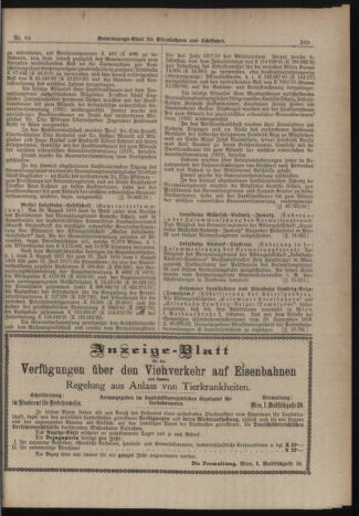 Verordnungs-Blatt für Eisenbahnen und Schiffahrt: Veröffentlichungen in Tarif- und Transport-Angelegenheiten 19190605 Seite: 7