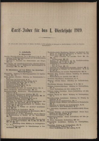 Verordnungs-Blatt für Eisenbahnen und Schiffahrt: Veröffentlichungen in Tarif- und Transport-Angelegenheiten 19190605 Seite: 9