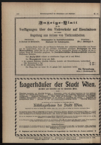 Verordnungs-Blatt für Eisenbahnen und Schiffahrt: Veröffentlichungen in Tarif- und Transport-Angelegenheiten 19190617 Seite: 4