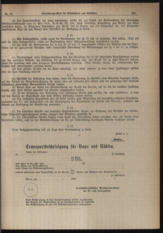 Verordnungs-Blatt für Eisenbahnen und Schiffahrt: Veröffentlichungen in Tarif- und Transport-Angelegenheiten 19190617 Seite: 7