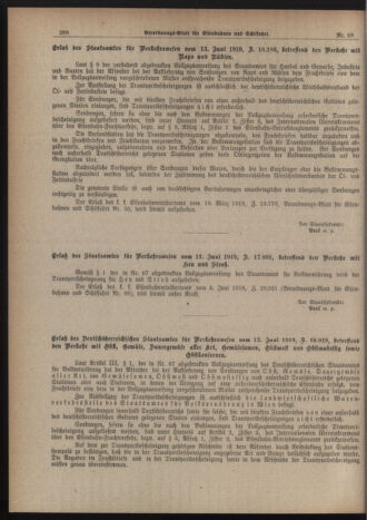 Verordnungs-Blatt für Eisenbahnen und Schiffahrt: Veröffentlichungen in Tarif- und Transport-Angelegenheiten 19190617 Seite: 8