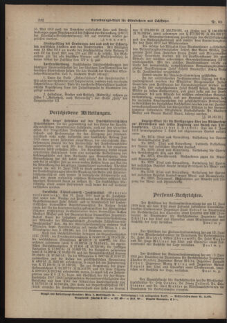 Verordnungs-Blatt für Eisenbahnen und Schiffahrt: Veröffentlichungen in Tarif- und Transport-Angelegenheiten 19190619 Seite: 2