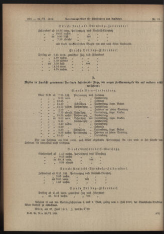 Verordnungs-Blatt für Eisenbahnen und Schiffahrt: Veröffentlichungen in Tarif- und Transport-Angelegenheiten 19190628 Seite: 12