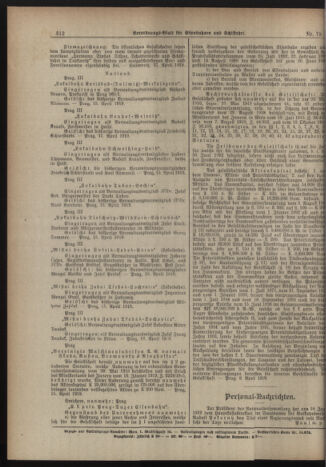 Verordnungs-Blatt für Eisenbahnen und Schiffahrt: Veröffentlichungen in Tarif- und Transport-Angelegenheiten 19190703 Seite: 2