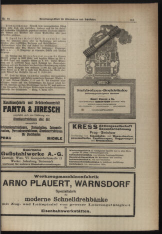 Verordnungs-Blatt für Eisenbahnen und Schiffahrt: Veröffentlichungen in Tarif- und Transport-Angelegenheiten 19190705 Seite: 5