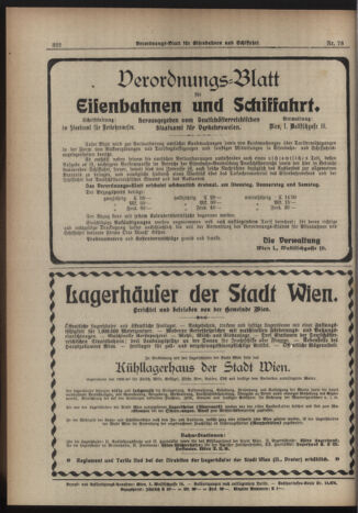 Verordnungs-Blatt für Eisenbahnen und Schiffahrt: Veröffentlichungen in Tarif- und Transport-Angelegenheiten 19190710 Seite: 6