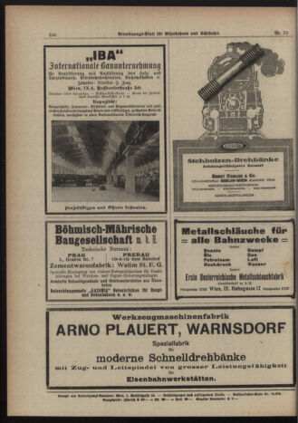 Verordnungs-Blatt für Eisenbahnen und Schiffahrt: Veröffentlichungen in Tarif- und Transport-Angelegenheiten 19190712 Seite: 10