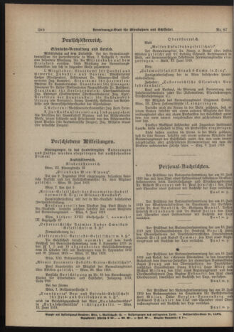 Verordnungs-Blatt für Eisenbahnen und Schiffahrt: Veröffentlichungen in Tarif- und Transport-Angelegenheiten 19190731 Seite: 8